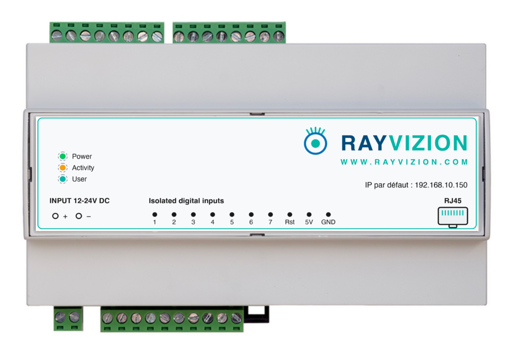 Boîtier du contrôleur RAYVIZION, systeme de supervision pour l'éclairage